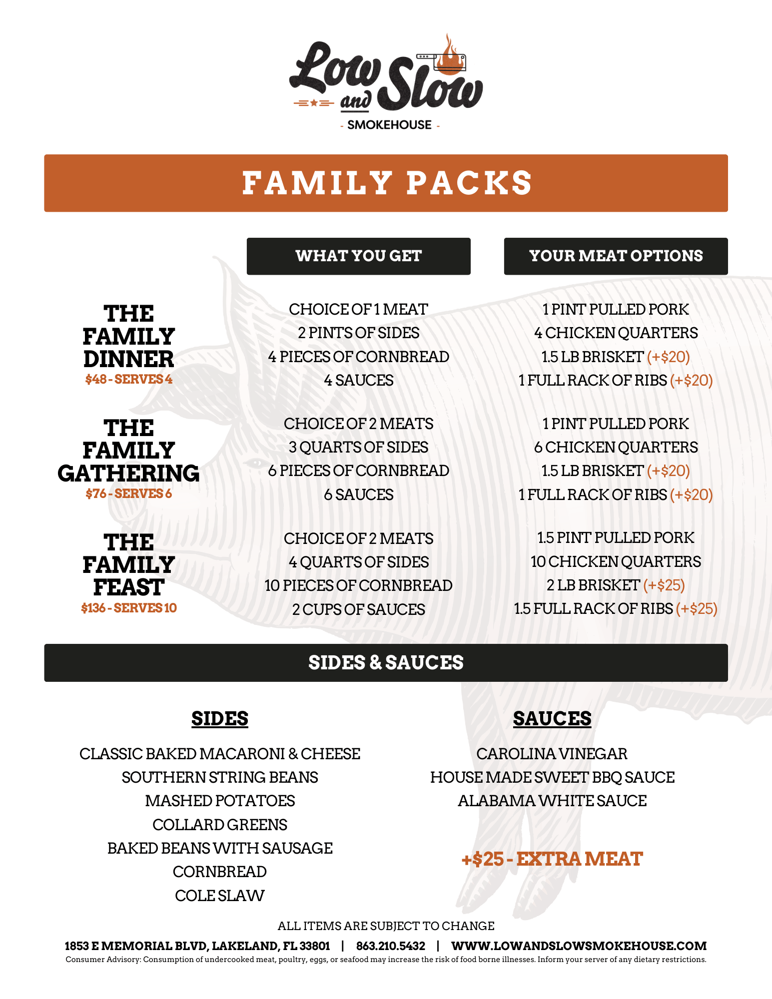 LOSL NC - Family Packs